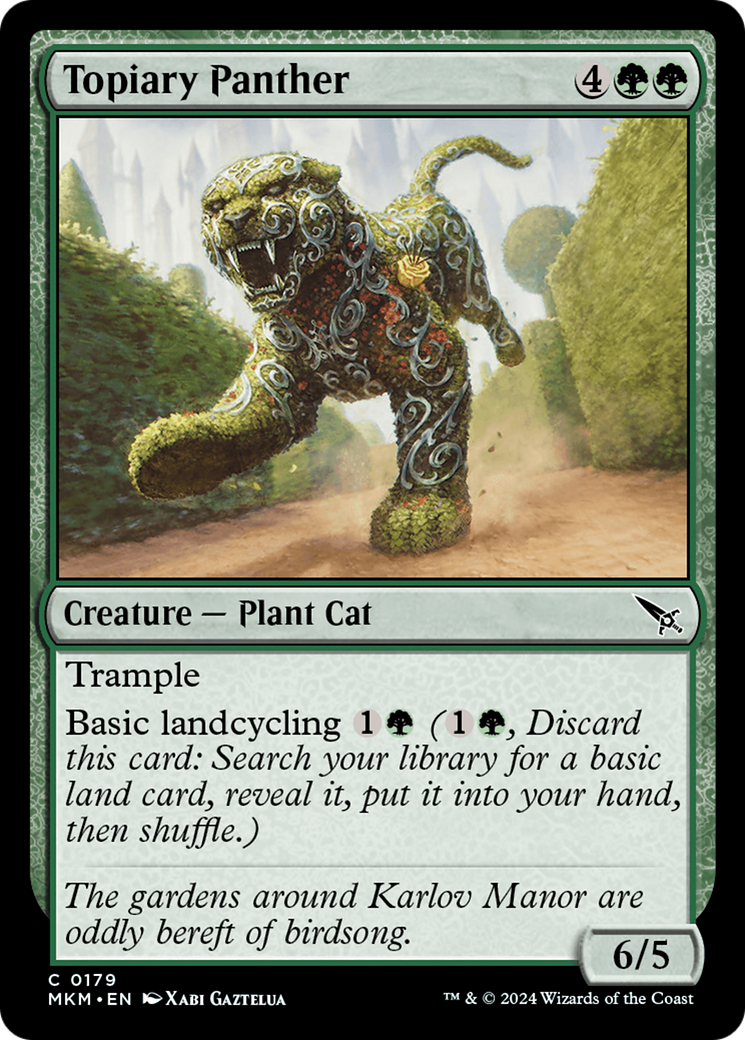 Topiary Panther [Murders at Karlov Manor] - Destination Retro