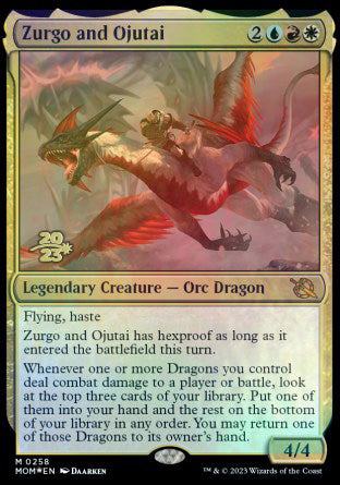 Zurgo and Ojutai [March of the Machine Prerelease Promos] - Destination Retro