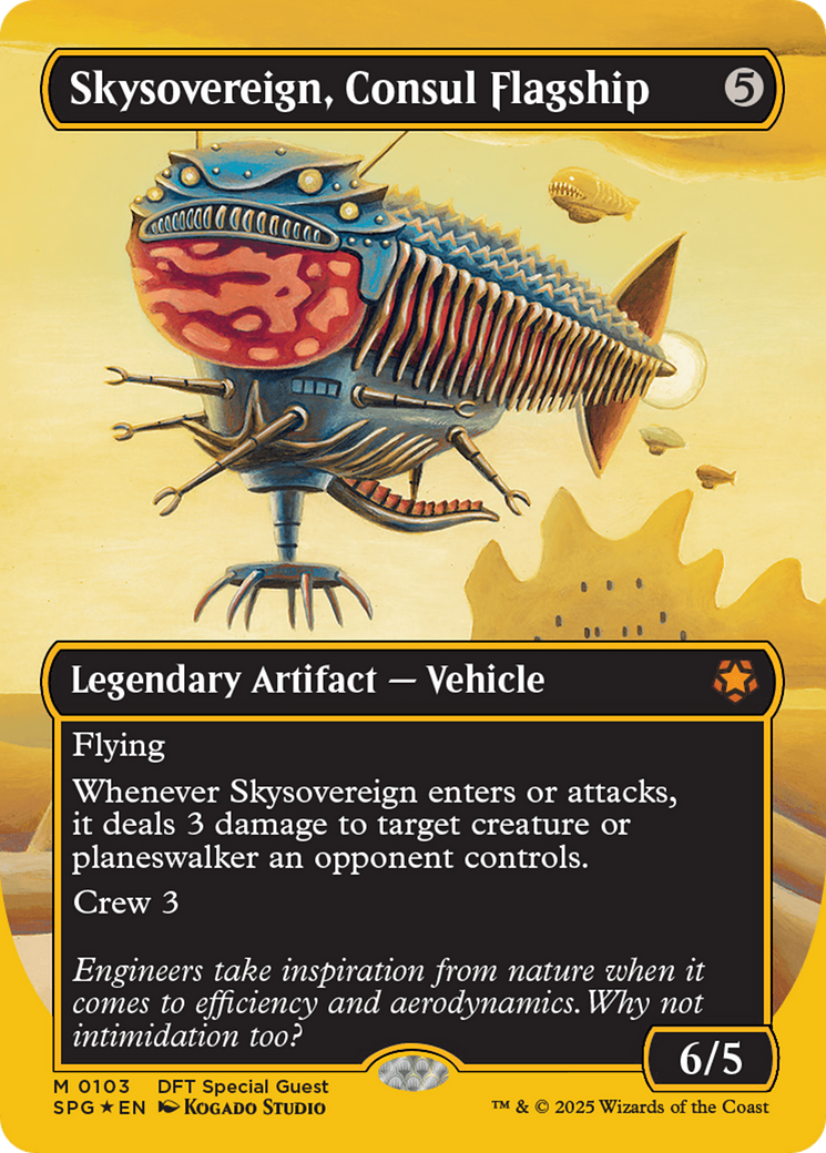Skysovereign, Consul Flagship (First-Place Foil) [Aetherdrift Special Guests] - Destination Retro