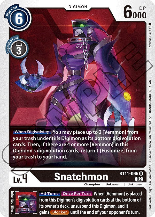 Snatchmon [BT11-065] [Dimensional Phase] - Destination Retro
