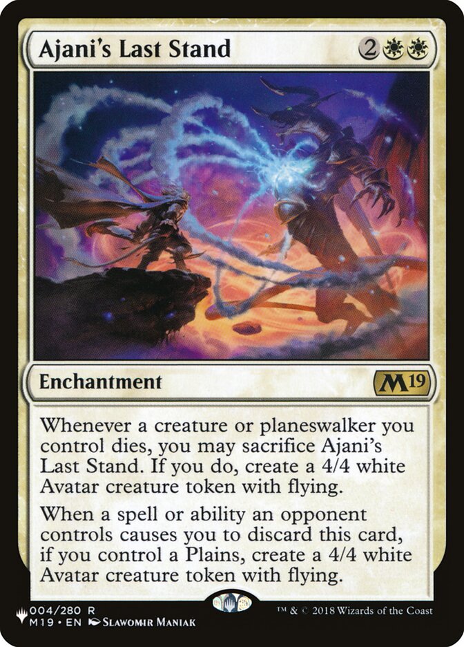 Ajani's Last Stand [The List] - Destination Retro
