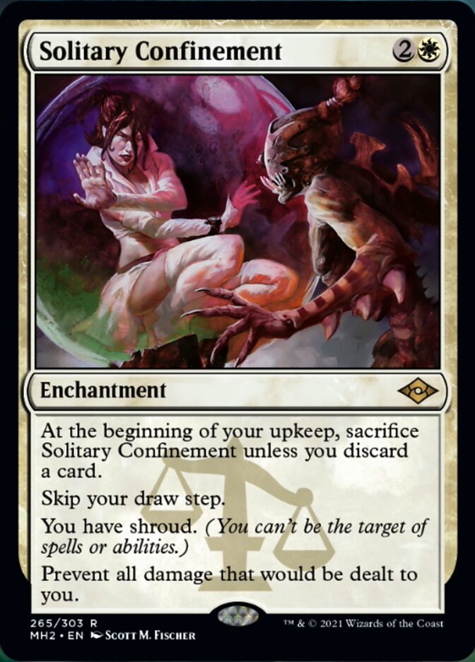Solitary Confinement (Foil Etched) [Modern Horizons 2] - Destination Retro
