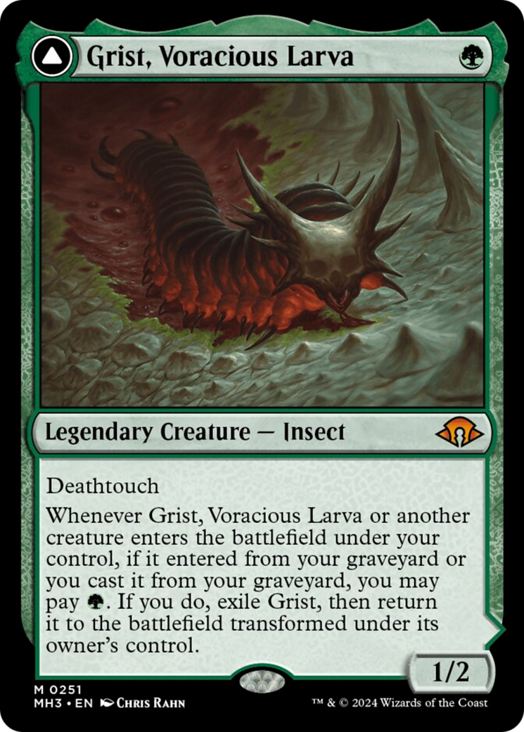 Grist, Voracious Larva // Grist, the Plague Swarm [Modern Horizons 3] - Destination Retro