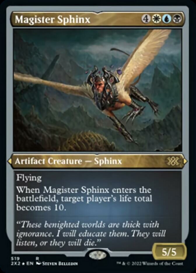 Magister Sphinx (Foil Etched) [Double Masters 2022] - Destination Retro