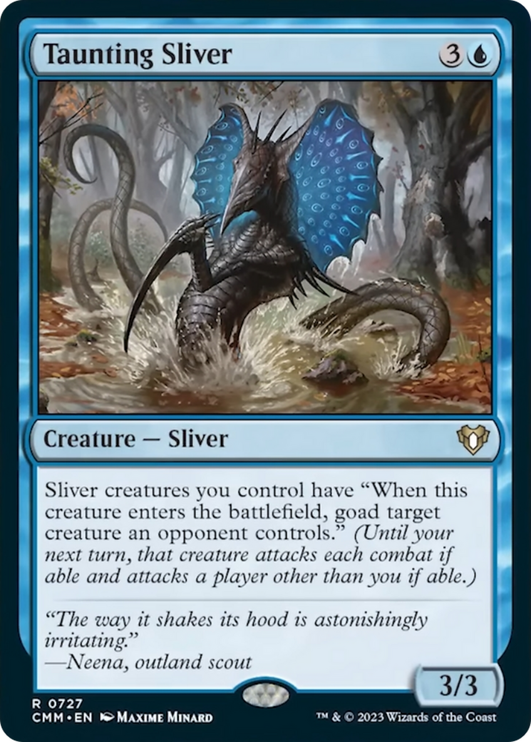 Taunting Sliver [Commander Masters] - Destination Retro