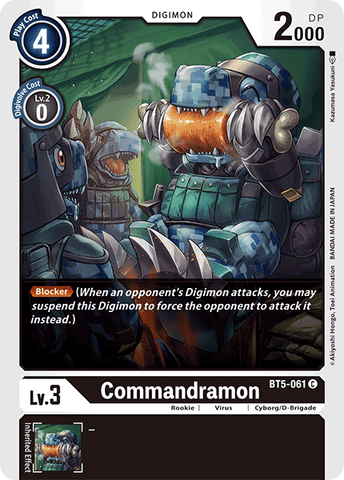 Commandramon [BT5-061] [Battle of Omni] - Destination Retro