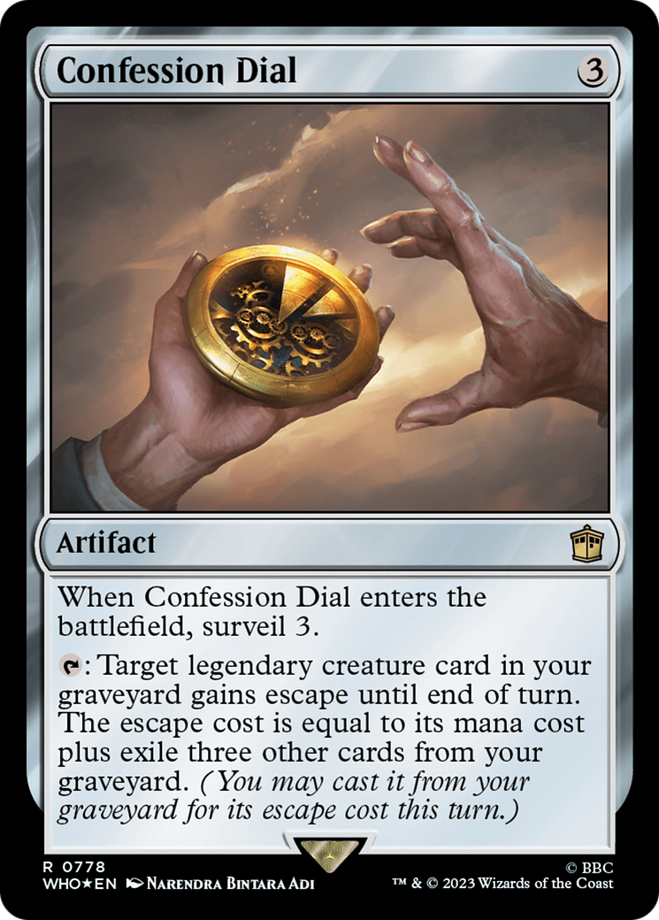 Confession Dial (Surge Foil) [Doctor Who] - Destination Retro