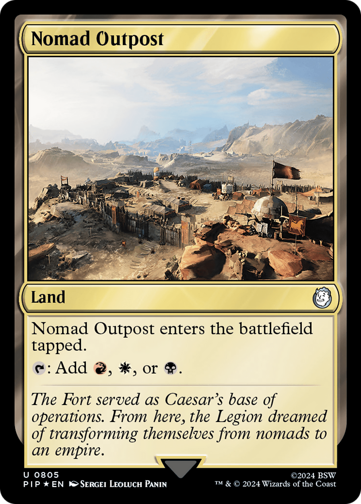 Nomad Outpost (Surge Foil) [Fallout] - Destination Retro