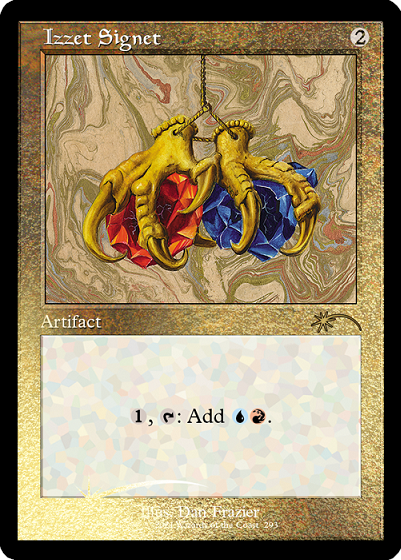 Izzet Signet (Retro) (Foil Etched) [Secret Lair Drop Series] - Destination Retro