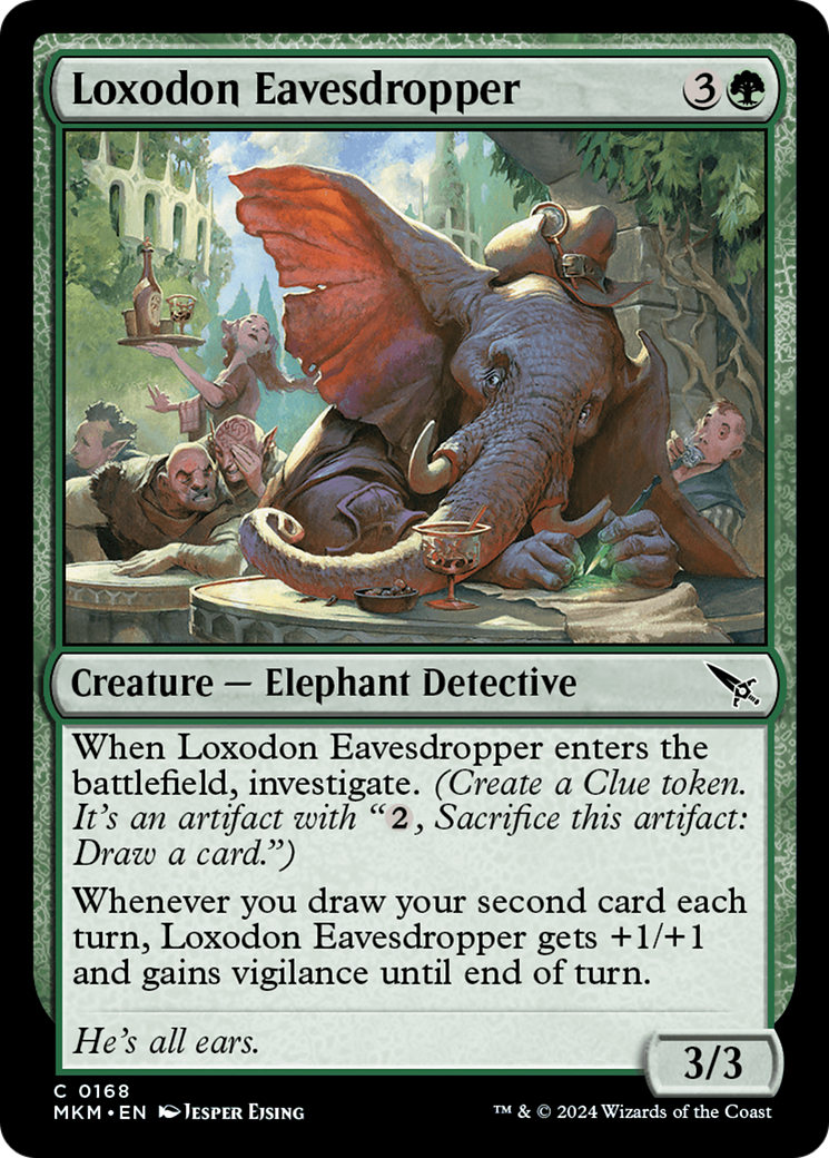 Loxodon Eavesdropper [Murders at Karlov Manor] - Destination Retro