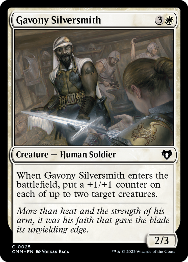 Gavony Silversmith [Commander Masters] - Destination Retro