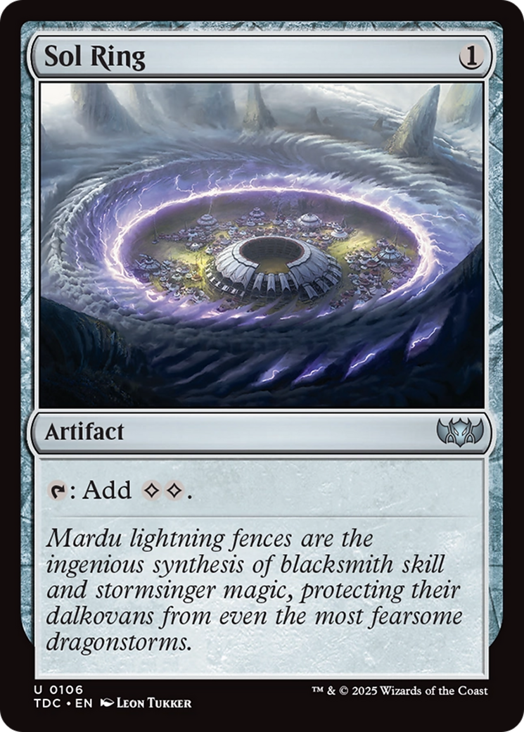 Sol Ring [Tarkir: Dragonstorm Commander] - Destination Retro