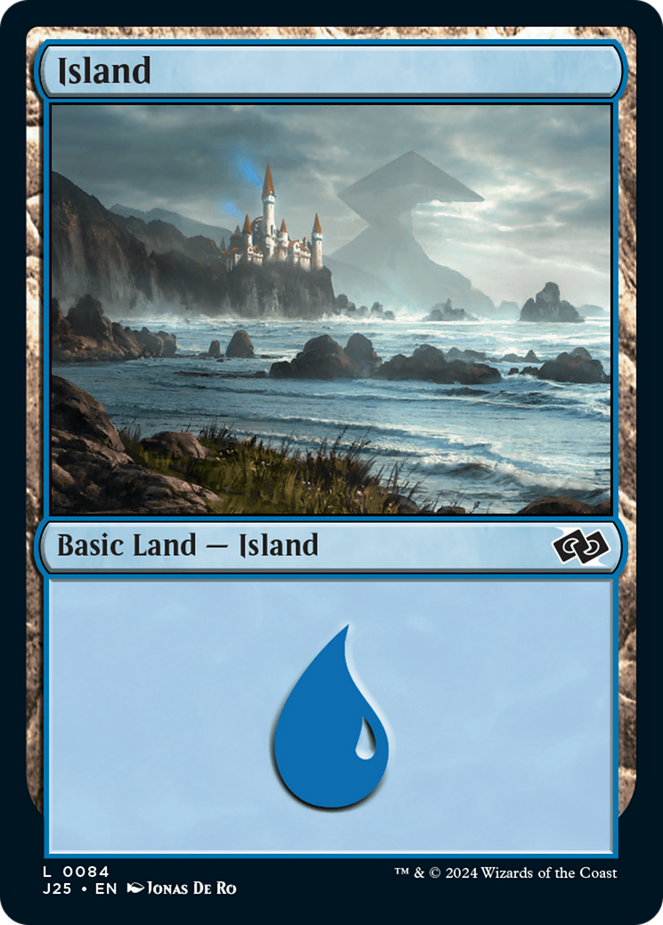 Island (84) [Foundations Jumpstart] - Destination Retro