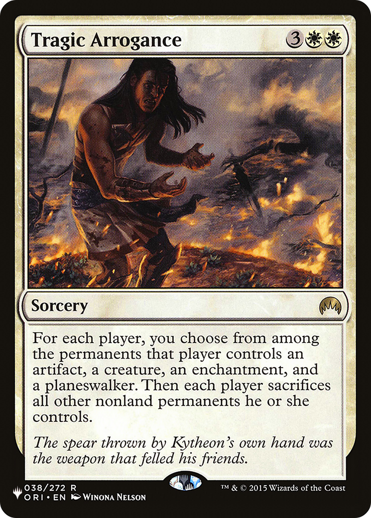Tragic Arrogance [The List] - Destination Retro