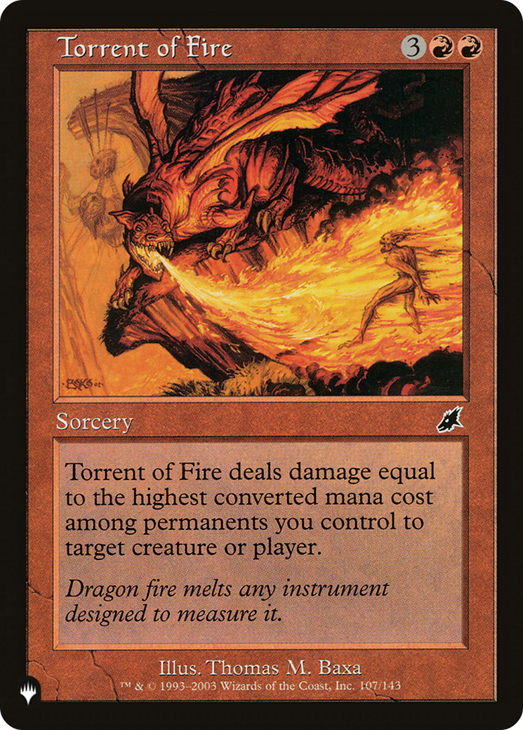 Torrent of Fire [The List] - Destination Retro