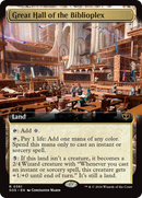 Great Hall of the Biblioplex (Extended Art) [Secrets of Strixhaven] - Destination Retro
