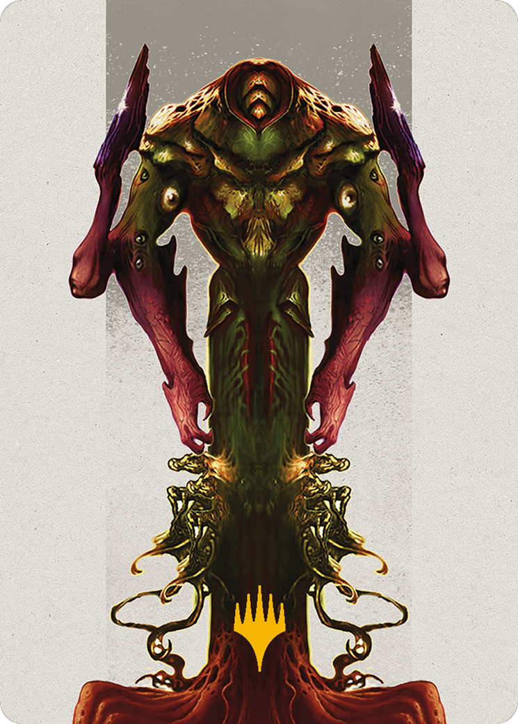 Kozilek, the Broken Reality Art Card (Gold-Stamped Planeswalker Symbol) [Modern Horizons 3 Art Series] - Destination Retro