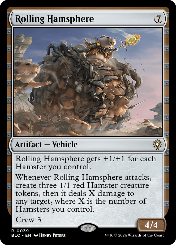 Rolling Hamsphere [Bloomburrow Commander] - Destination Retro