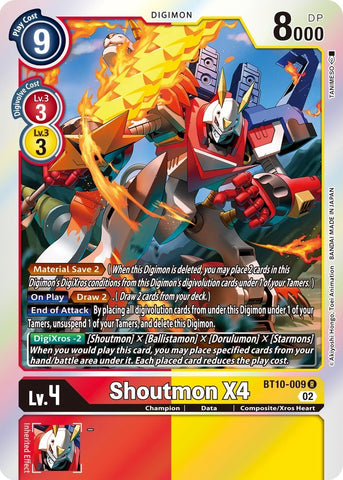 Shoutmon X4 [BT10-009] [Xros Encounter] - Destination Retro