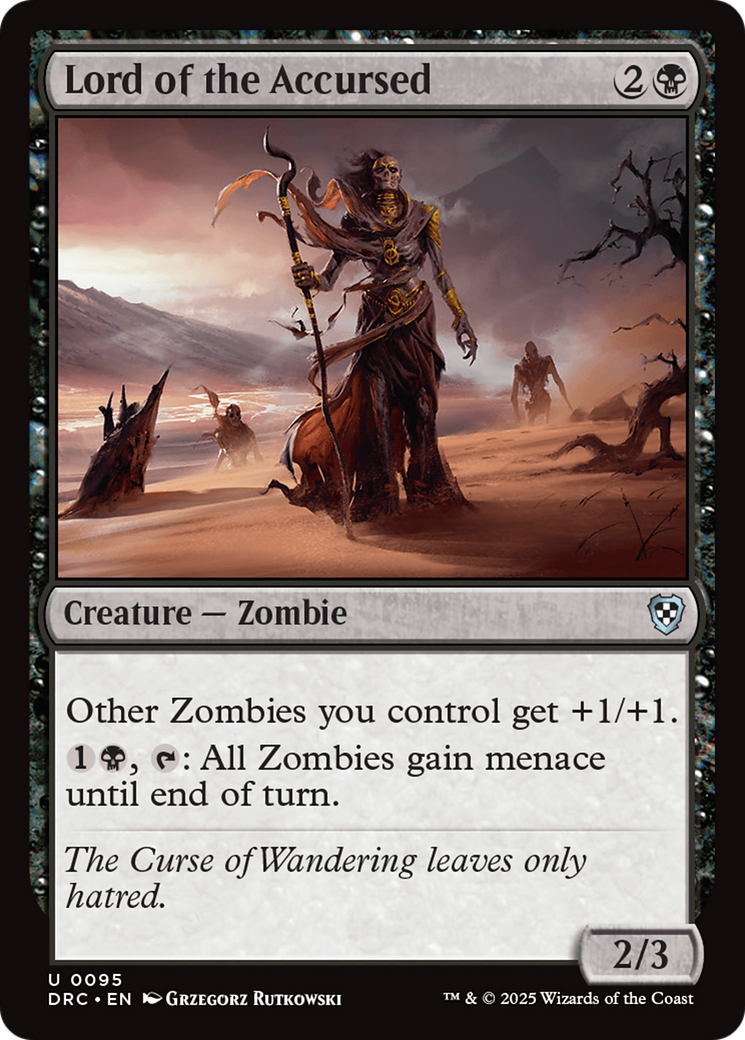 Lord of the Accursed [Aetherdrift Commander] - Destination Retro