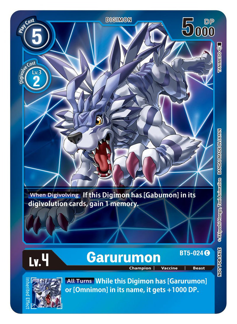 Garurumon [BT5-024] (Event Pack 2) [Battle of Omni] - Destination Retro