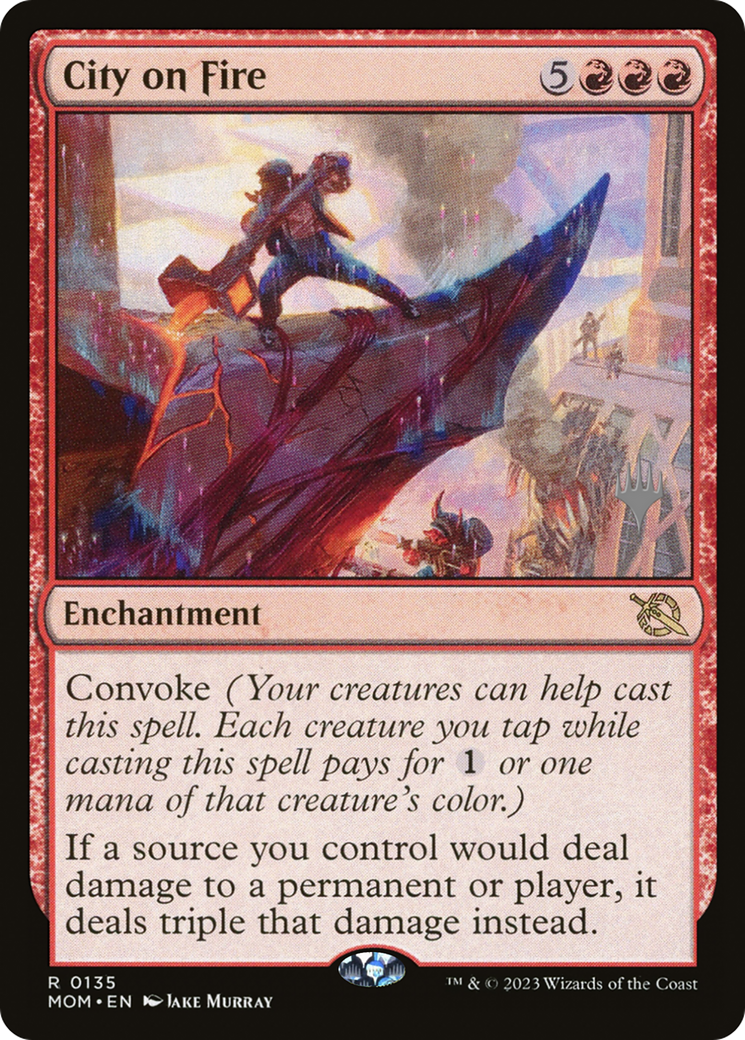 City on Fire (Promo Pack) [March of the Machine Promos] - Destination Retro