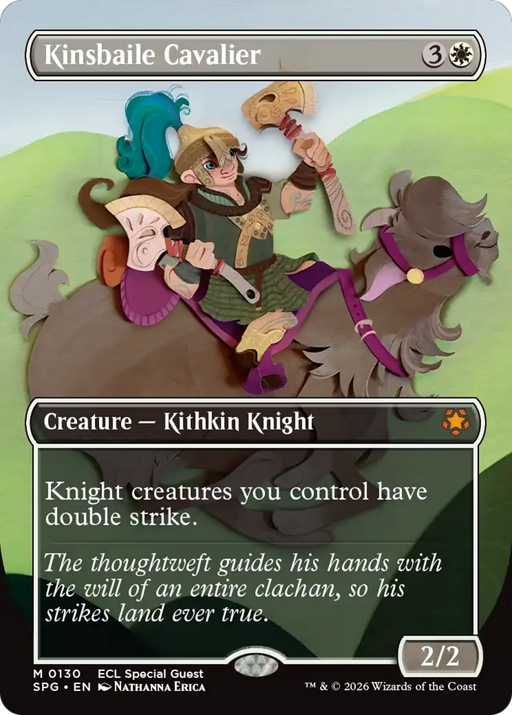 Kinsbaile Cavalier (Borderless) [Lorwyn Eclipsed Special Guests] - Destination Retro
