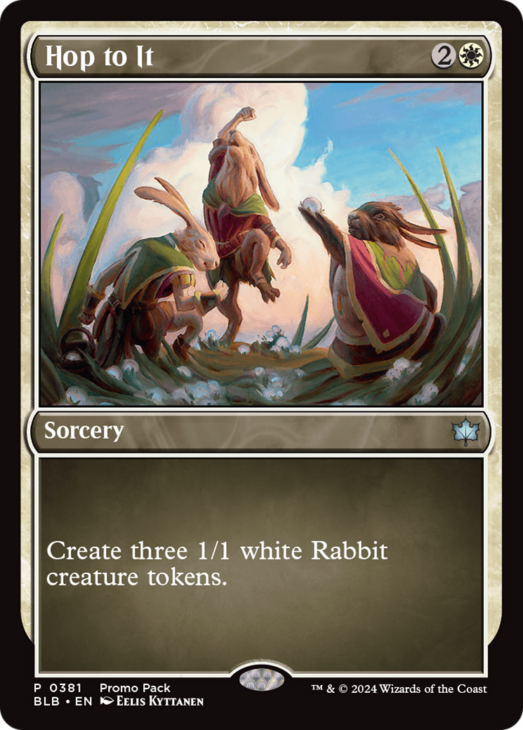 Hop to It [Bloomburrow Promos] - Destination Retro