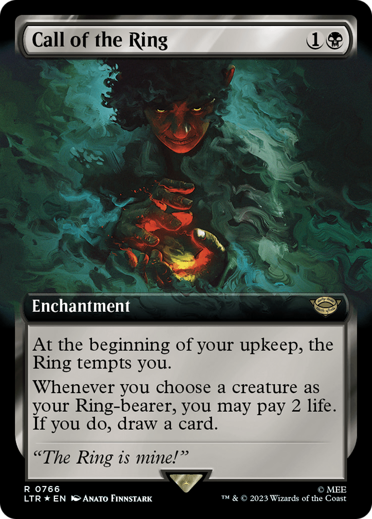 Call of the Ring (Extended Art) (Surge Foil) [The Lord of the Rings: Tales of Middle-Earth] - Destination Retro