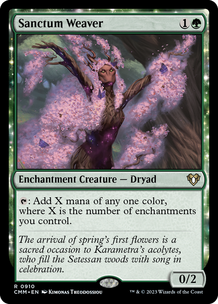 Sanctum Weaver [Commander Masters] - Destination Retro