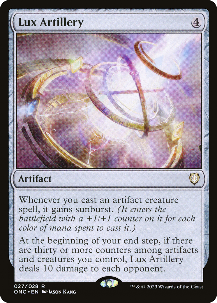 Lux Artillery [Phyrexia: All Will Be One Commander] - Destination Retro