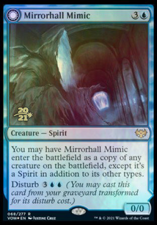 Mirrorhall Mimic // Ghastly Mimicry [Innistrad: Crimson Vow Prerelease Promos] - Destination Retro