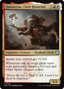 Quintorius, Field Historian [Secrets of Strixhaven Commander] - Destination Retro