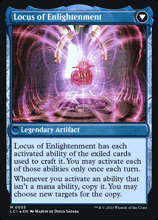 The Enigma Jewel // Locus of Enlightenment [The Lost Caverns of Ixalan Prerelease Cards] - Destination Retro