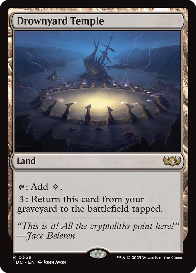 Drownyard Temple [Tarkir: Dragonstorm Commander] - Destination Retro