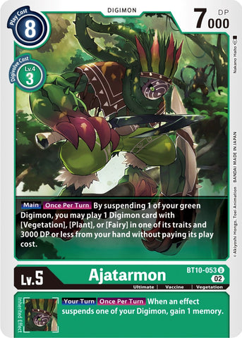 Ajatarmon [BT10-053] [Xros Encounter] - Destination Retro