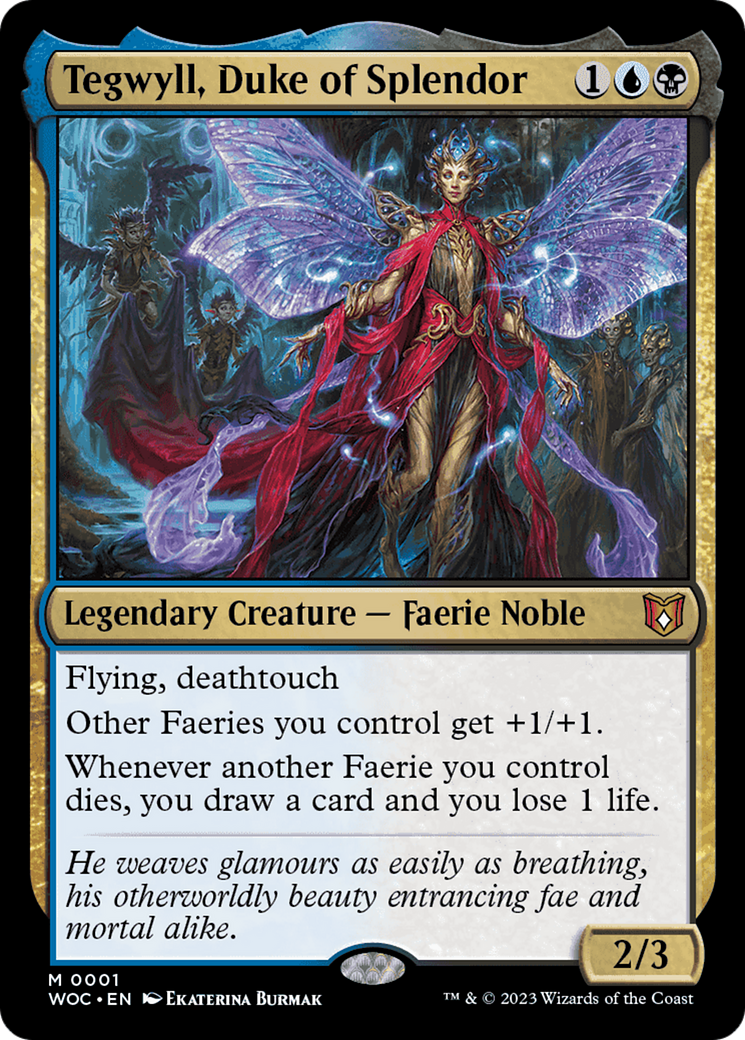Tegwyll, Duke of Splendor [Wilds of Eldraine Commander] - Destination Retro