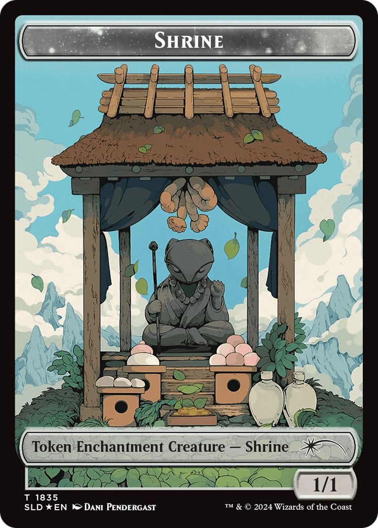 Shrine Token (Rainbow Foil) [Secret Lair: From Cute to Brute Tokens] - Destination Retro
