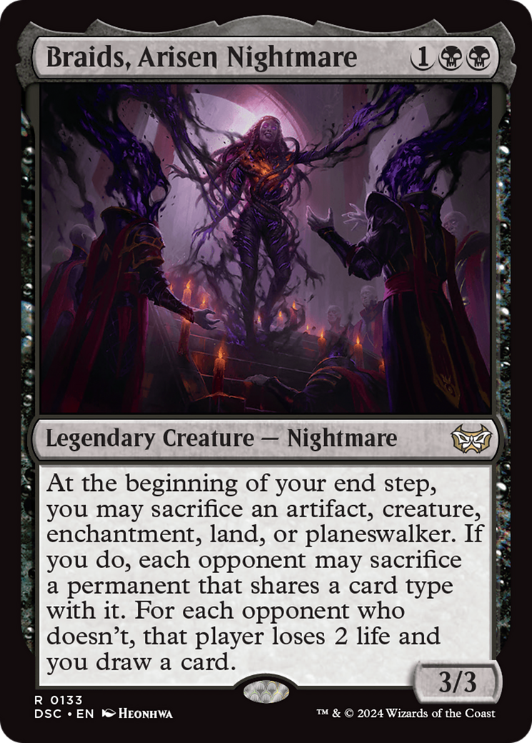 Braids, Arisen Nightmare [Duskmourn: House of Horror Commander] - Destination Retro