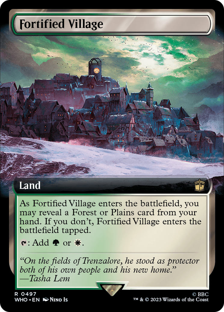 Fortified Village (Extended Art) [Doctor Who] - Destination Retro