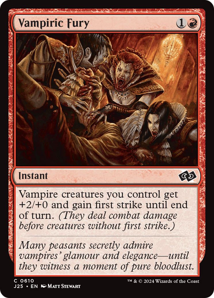 Vampiric Fury [Foundations Jumpstart] - Destination Retro