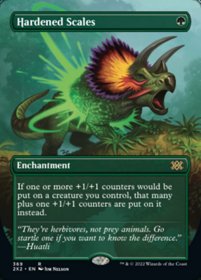 Hardened Scales (Borderless Alternate Art) [Double Masters 2022] - Destination Retro