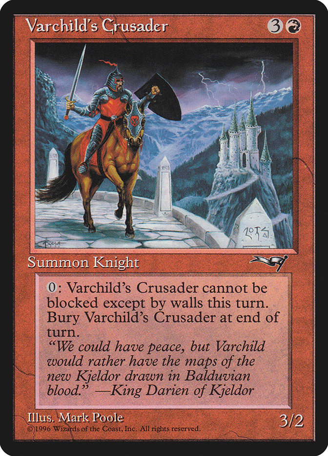 Varchild's Crusader (Brown Horse) [Alliances] - Destination Retro