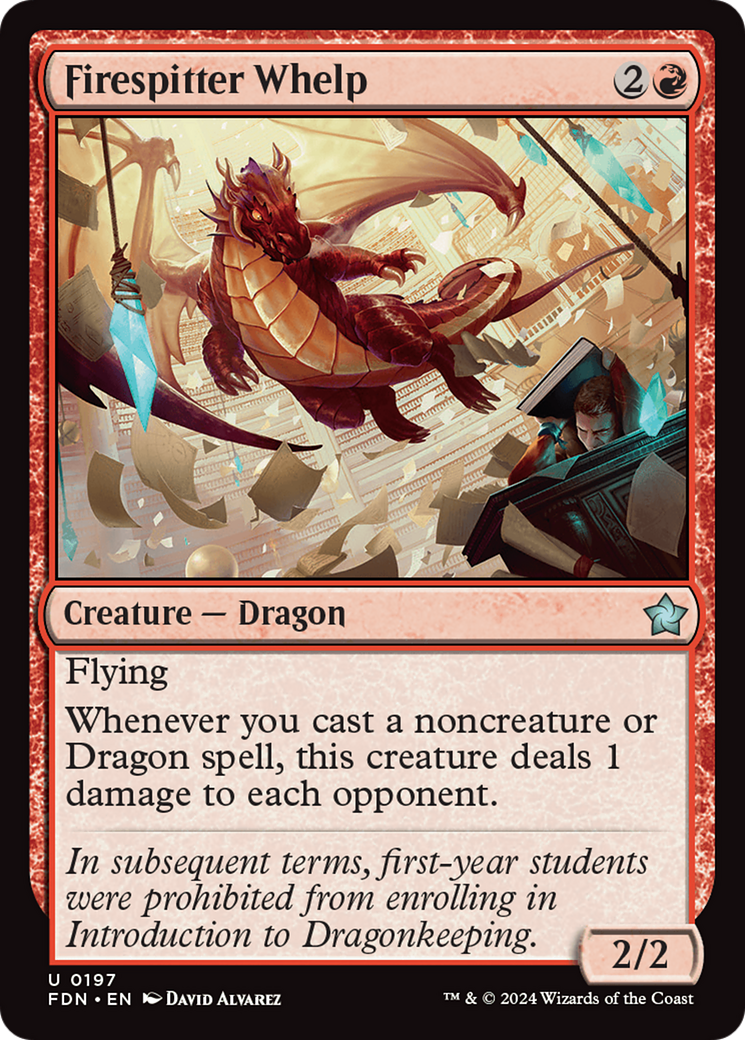 Firespitter Whelp [Foundations] - Destination Retro