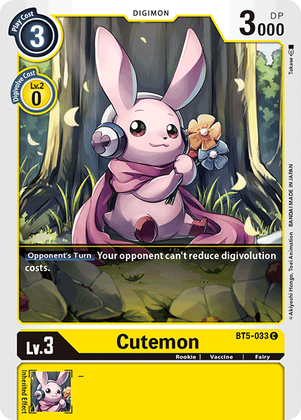 Cutemon [BT5-033] [Battle of Omni] - Destination Retro
