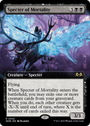 Specter of Mortality (Extended Art) [Wilds of Eldraine] - Destination Retro