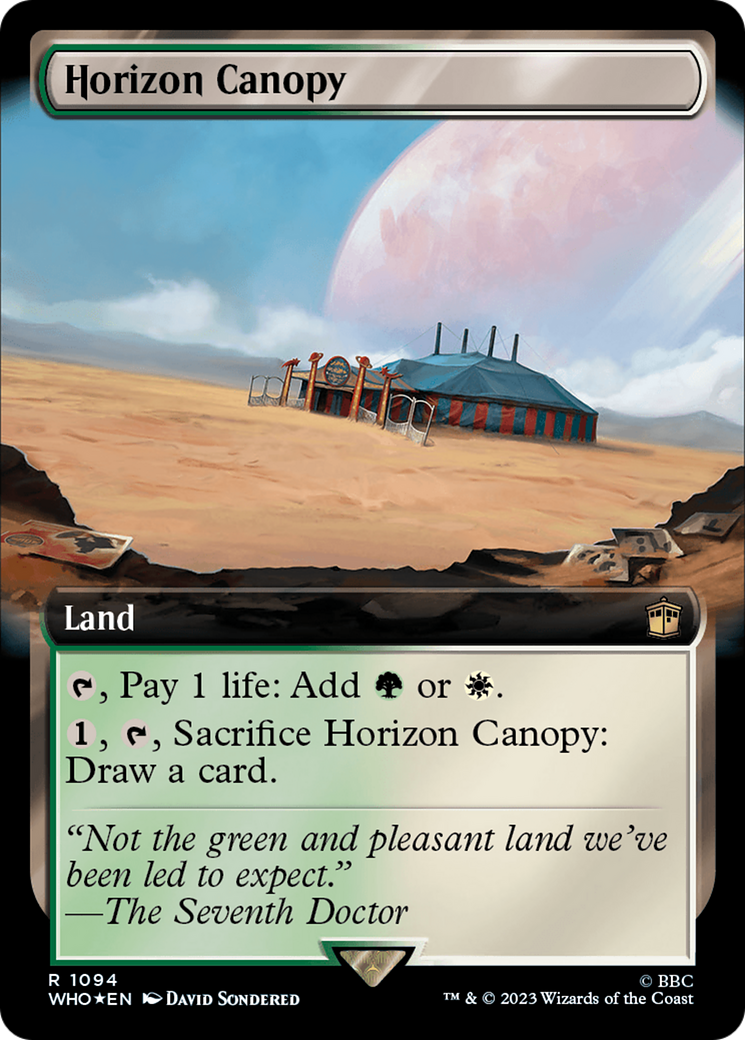 Horizon Canopy (Extended Art) (Surge Foil) [Doctor Who] - Destination Retro