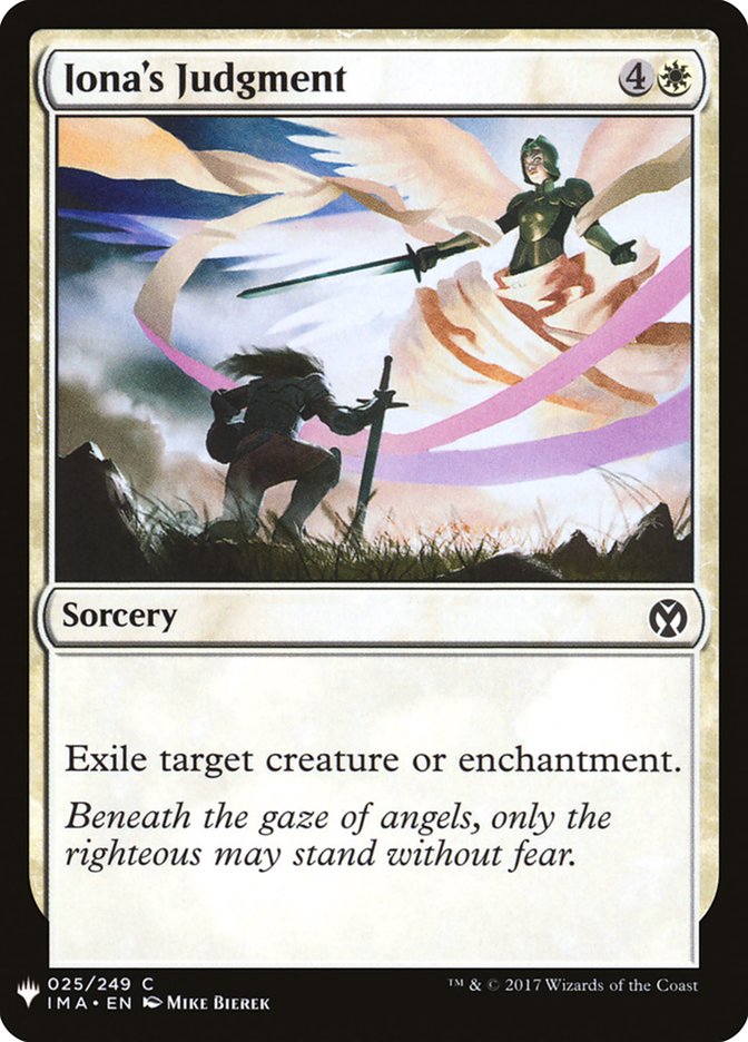 Iona's Judgment [Mystery Booster] - Destination Retro