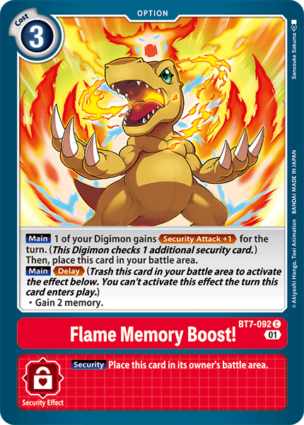 Flame Memory Boost! [BT7-092] [Next Adventure] - Destination Retro
