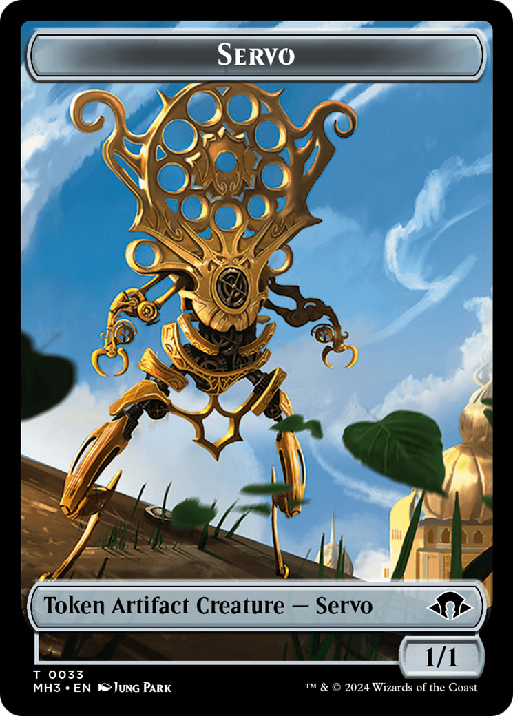 Energy Reserve (Ripple Foil) // Servo Double-Sided Token [Modern Horizons 3 Tokens] - Destination Retro